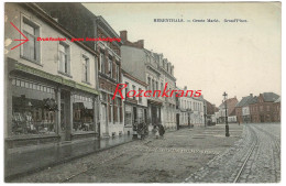 Herentals Herenthals Groote Grote Markt Ingekleurd ZELDZAAM Geanimeerd Groote Bazaar IN DE KLOK (In Zeer Goede Staat) - Herentals