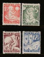 Netherlands The 1930 UHM (MNH) Child Welfare Set With Interrupted Perfs - Ungebraucht