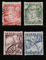 Netherlands The 1930 Used Child Welfare Set With Interrupted Perfs - Usados
