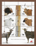 Portugal   2018  Mi.Nr. Sheet 422 (4347 / 52) , Racas Autoctones / Nutztiere - Postfrisch / MNH / (**) - Ungebraucht