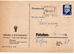 63417 - DDR - 1965 -  5Pfg Ulbricht EF A DrucksOrtsKte POTSDAM - ... ILLUSTRIERTE ZEITSCHRIFT "FUER DICH" - Brieven En Documenten