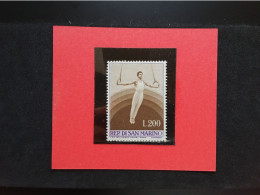 SAN MARINO 1954 - Sport 2° Serie - Ginnasta N. 418 Nuovo ** + Spese Postali - Unused Stamps