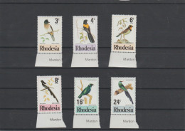 1997 Rhodesia Fauna Bird Full Set Of 6 MNH - Africa (Other)