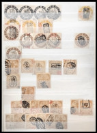 35 X JAPAN FISCAL NIPPON REVENUE TAX 1873 JAPAN Medicine Tax Revenue Used Perf. Stamps Inspection  - Oblitérés