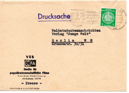 63427 - DDR - 1959 - 5Pfg Zirkel Rechts A DrucksBf POTSDAM - III.DEUTSCHES TURN- UND SPORTFEST ... -> Berlin - Film