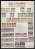 37 X JAPAN FISCAL NIPPON REVENUE TAX Steuermarke  Revenue Double Perforated + And Overp  1873-1883 Used Perf. Stamps  - Gebruikt