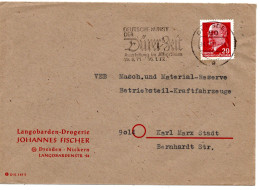 63445 - DDR - 1971 - 20Pfg Ulbricht A Bf DRESDEN - DEUTSCHE KUNST DER DUERER-ZEIT ... -> Karl-Murx-Stadt - Altri & Non Classificati