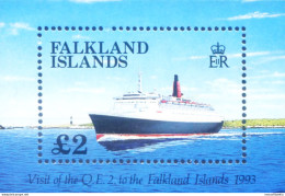 Nave "Queen Elizabeth II" 1993. - Islas Malvinas