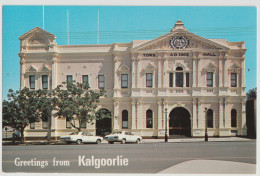 WESTERN AUSTRALIA WA Ford Car Town Hall KALGOORLIE Emu KLG27 Postcard C1970s - Kalgoorlie / Coolgardie