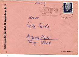 63458 - DDR - 1963 - 5Pfg Ulbricht EF A DrucksBf KARL-MARX-STADT - WELTKONGRESS DER FRAUEN ... -> Hasenthal - Storia Postale