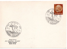 63482 - Deutsches Reich - 1937 - 3Pfg Hindenburg PGAKte SoStpl CHEMNITZ - ... SAECHSISCHE LEISTUNGSSCHAU - Covers & Documents