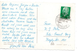 63483 - DDR - 1967 - 10Pfg Ulbricht EF A AnsKte OSTSEEBAD DIERHAGEN - ZELTPLATZ -> Berlin - Storia Postale