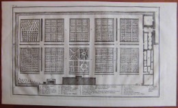 Afrique Du Sud  South Africa Le Cap :  Rare  Plan Du Jardin Principal  Par Valentyn (1725) - Topographische Karten