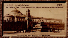 CHROMO...CHOCOLAT SUCHARD..MOSCOU  La Maison Des Commissaires Du Peuple Et Le Mausolee De Lenine. - Suchard