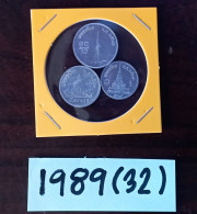 Thailand Coin 1-5-10 SATANG Aluminum Year 1989 - Thaïlande