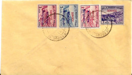 PAKISTAN BANGLADESH 1972 MULTIPLE Overprint On Pakistan Stamps FRANKING COVER Ex. Rare As Per Scan - Bangladesch