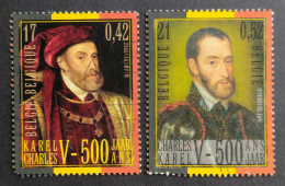 BELGIUM 2000 - Joint Issue With Spain, 500th Birth Anniversary Of Carlos, Complete Set Of 2v. Fine Used - Used Stamps