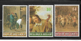 BELGIQUE 1990 PEINTURES  YVERT N°2393/2395 NEUF MNH** - Autres & Non Classés