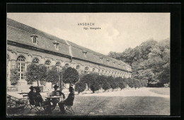 AK Ansbach, Kgl. Orangerie  - Ansbach