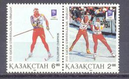 1994. Kazakhstan, Winter Olympic Games Lilliehammer, 2v,  Mint/** - Kasachstan