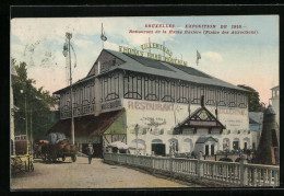 AK Bruxelles, Exposition De 1910, Restaurant De La Haute Baviere, Plaine Des Attractions  - Esposizioni