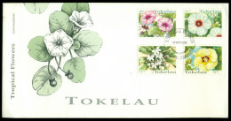 Tokelau 1988 Tropical Flowers FDC - Tokelau