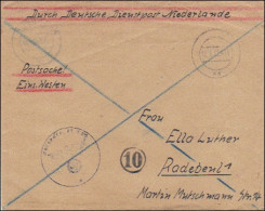 Durch Deutsche Dienstpost NL - Postsache Einsatz Westen - Postschutz - Altri & Non Classificati