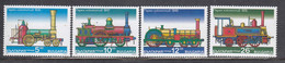 Bulgaria 1996 - Trains, Mi-Nr. 4251/54, MNH** - Ongebruikt