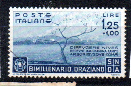 Italien, 1936, Ex Satz "2000.Geb.tag V.Horaz", 1,25+1L, MiNr.552, Gest. (19350E) - Usados