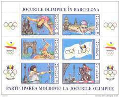1992. Moldova, Summer Olympic Games Barcelona, S/s, Mint/** - Moldawien (Moldau)