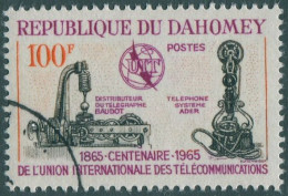 Dahomey 1965 SG223 100f ITU FU - Bénin – Dahomey (1960-...)
