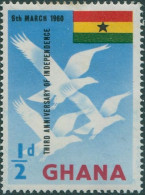 Ghana 1960 SG238 ½d Independence MLH - Ghana (1957-...)