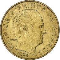 Monaco, Rainier III, 20 Centimes, 1974, Bronze-Aluminium, SUP, Gadoury:MC 147 - 1960-2001 Nouveaux Francs