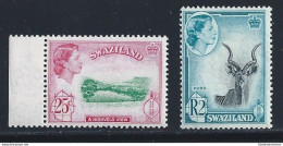 1961 SWAZILAND - Yv N. 87 E 90 - Valle Ezulvini E Coudou - 2 Val. MNH** - Andere & Zonder Classificatie