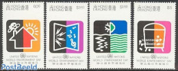 Hong Kong 1990 Environment Day 4v, Mint NH, Nature - Environment - Unused Stamps