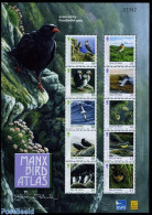 Isle Of Man 2006 Mans Bird Atlas 10v M/s, Mint NH, Nature - Birds - Man (Ile De)