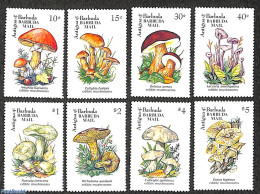 Barbuda 1993 Mushrooms 8v, Mint NH, Nature - Mushrooms - Funghi