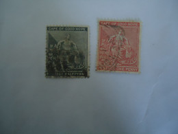 CAPE OF GOOD HOPE   UDED 2 STAMPS - Capo Di Buona Speranza (1853-1904)