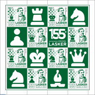 Djibouti 2023 Emanuel Lasker, Mint NH, Sport - Chess - Scacchi