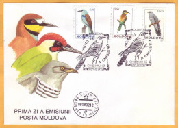 1992 Moldova Moldavie  Envelopes  FDC Birds Fauna - Moldavie