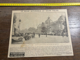1921 GHI SALON AUTOMOBILE AU GRAND PALAIS Inauguré Par Mr Dior - Collections