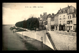 45 - GIEN - LES QUAIS - Gien