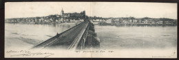 45 - GIEN - PANORAMA - CARTE DOUBLE - Gien