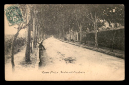 83 - CUERS - BOULEVARD GAMBETTA - Cuers