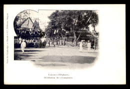 CAMBODGE - CONCOURS D'ELEPHANTS - DISTRIBUTION DES RECOMPENSES - Cambodge