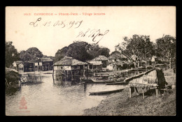 CAMBODGE - PHNOM-PENH - VILLAGE LACUSTRE - Cambodge