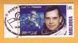 2001 Moldova  Moldavie  Moldau  USSR  Romania. Prunariu First Cosmonaut  1v Used - Europe
