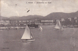 06 - Nice - Intérieur Du Port (voiliers) - Cpa - Transport Maritime - Port