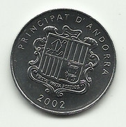 2002 - 1 Centim 2002, - Andorra