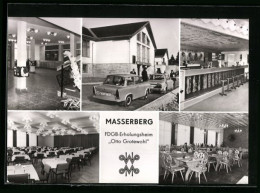 AK Masserberg, FDGB-Erholungsheim Otto Grotewohl, Trabbi Mit Kennzeichen XG 06 - 78  - Masserberg